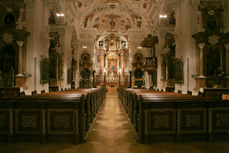 Gesamtbeleuchtung Klosterkirche Speinshart
